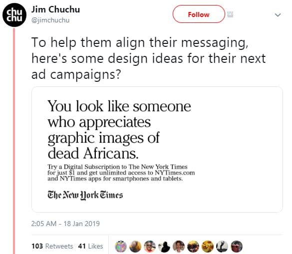 Jim chuchu gu jimchuchu follow to help them align their messaging here's some de