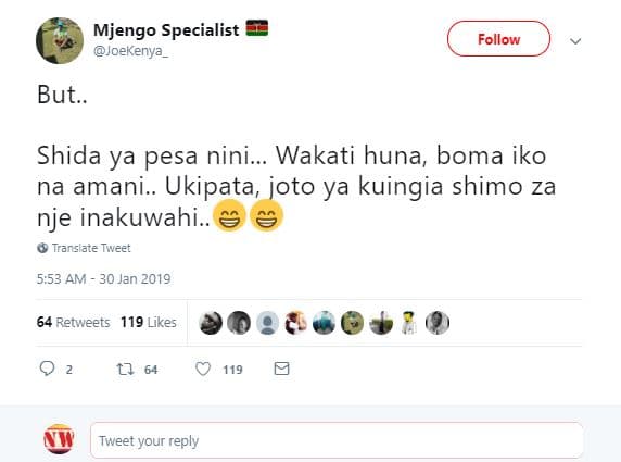 Mjengo specialist joekenya_ follow but. shida ya pesa nini. wakati huna, boma ik