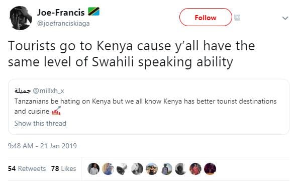 Joefrancis joerranciskiaga follow tourists g0 to kenya cause y'all have the same