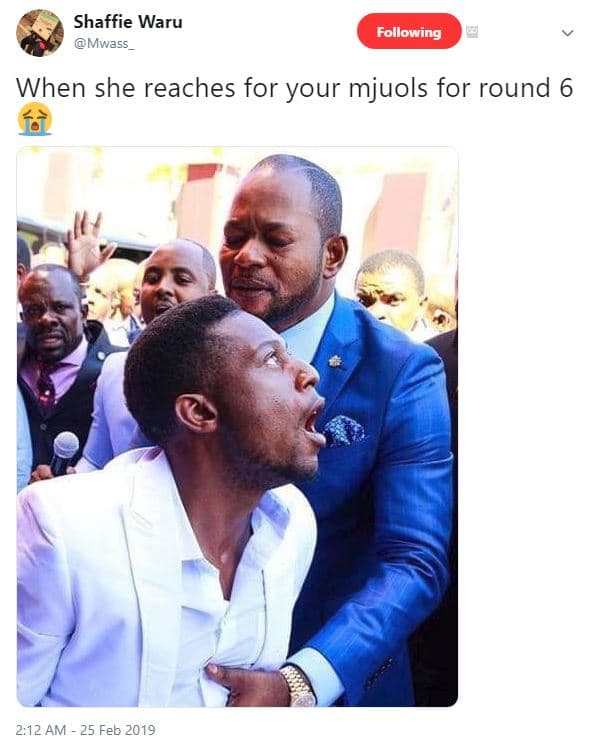 Shaffie waru mwass following when she reaches for your mjuols for round 6 2.12 a