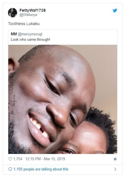 Fettywaf1738 wafunya toothless lukaku. mm mercymurugi look who came through! 1,7