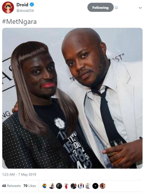 Droid droid254 following metngara ag 28 86 1.23 am 7 may 48 retweets 70 likes st