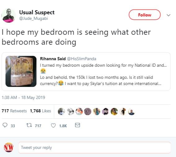 Usual suspect jude_mugabi follow hope my bedroom is seeing what other bedrooms a