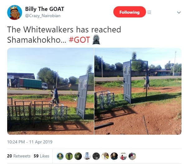 Billy the goat crazy_nairobian following the whitewalkers has reached shamakhokh