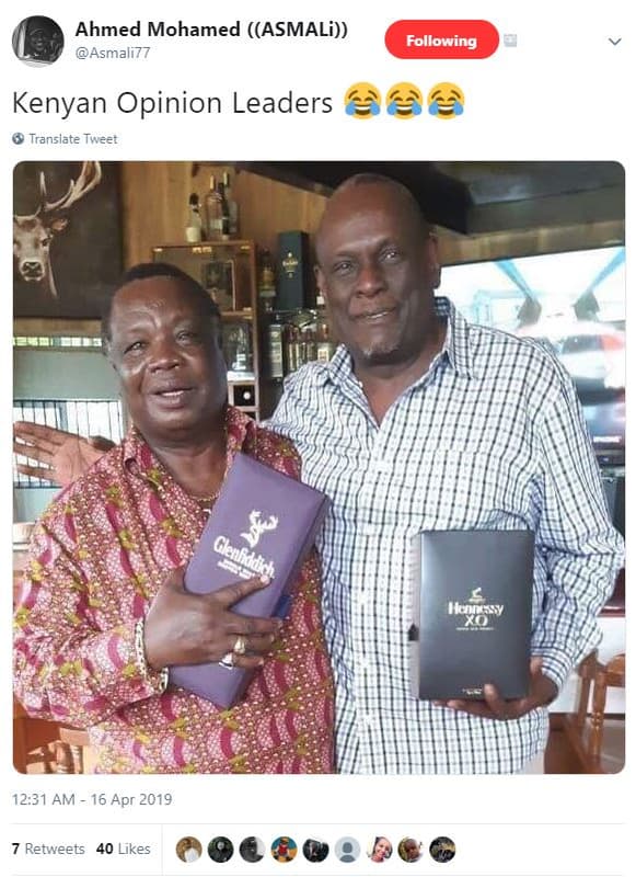 Ahmed mohamed asmali asmali77 following kenyan opinion leaders translate tweet i