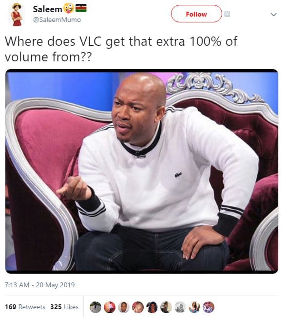 Saleem saleemmumo follow where does vlc get that extra 100 of volume from?? 7,13