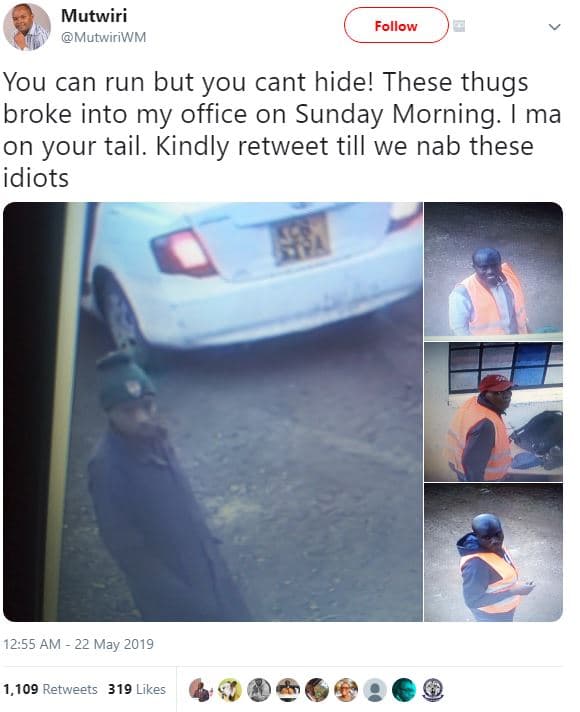 Mutwiri mutwviriwm follow you can run but you cant hide! these thugs broke into