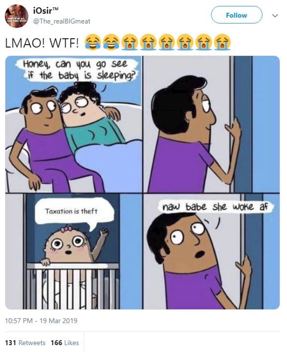 Iosir the_realblgmeat follow lmao! wtf! ffłfffèfè honey can yau g0 see the babyi