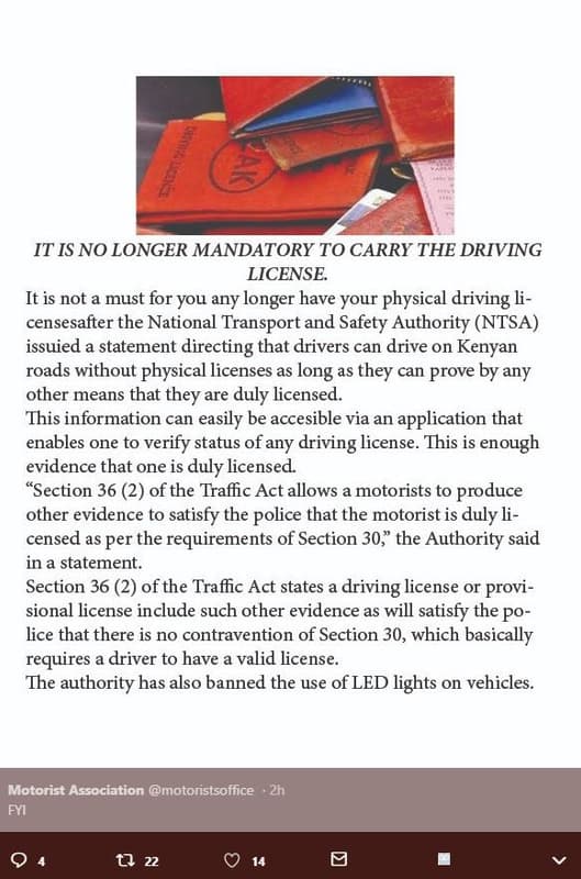 It is no longer mandatory to carry the driving license it is not a must for you