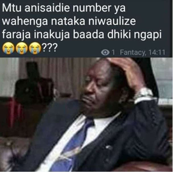 Mtu anisaidie number ya wahenga nataka niwaulize faraja inakuja baada dhiki ngap