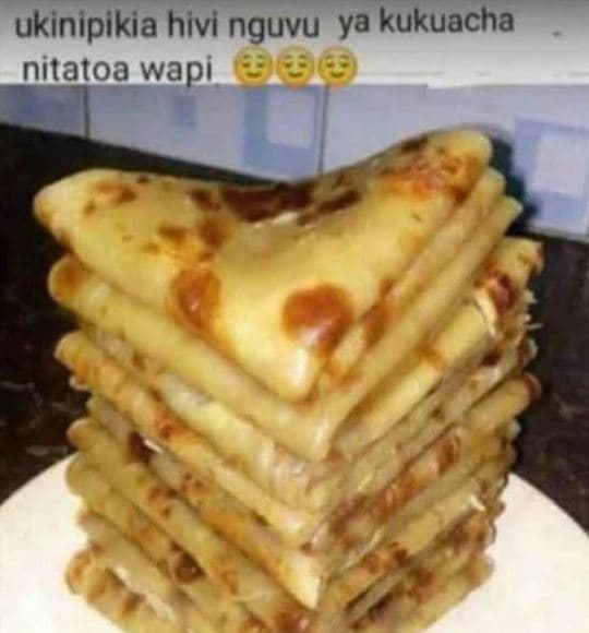 Ukinipikia hivi nguvu ya kukuacha nitatoa wapi