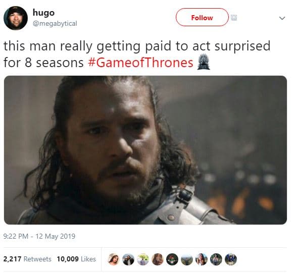 Follow hugo megabytical this man really getting paid to act surprised for 8 seas