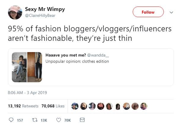 Sexy mr wimpy clairehillybear follow 95 of fashion bloggersvloggersinfluencers a