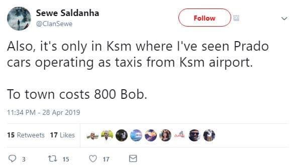 Sewe saldanha clansewe follow also it's only in ksm where i've seen prado cars o