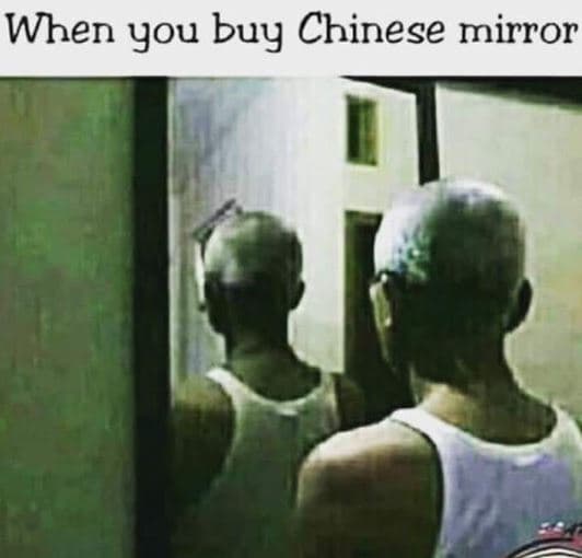 When you buy chinese mirror