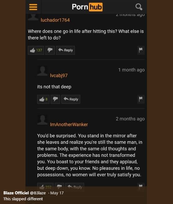 Pornhubl 2wuiliis 0yu luchador1764 where does one go in life after r hitting thi