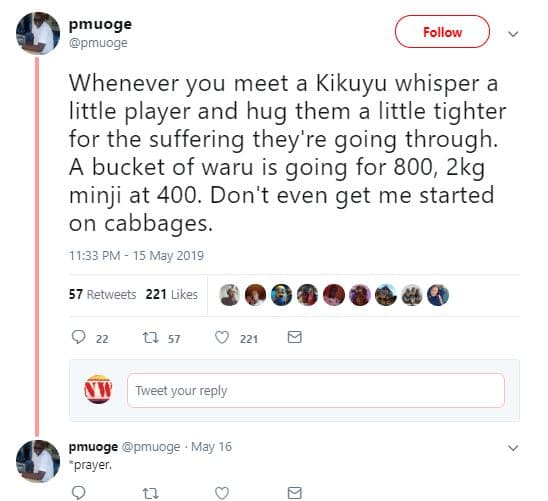 Pmuoge pmuoge follow whenever you meet a kikuyu whisper little player and hug th