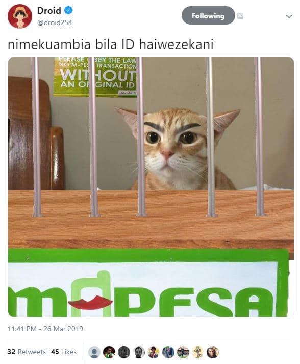 Droid droid254 following nimekuambia bila id haiwezekani pranse8 wiilioui an 0i