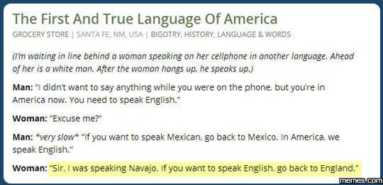 The first and true language of america grocery store santa fe nm usa bigotry his