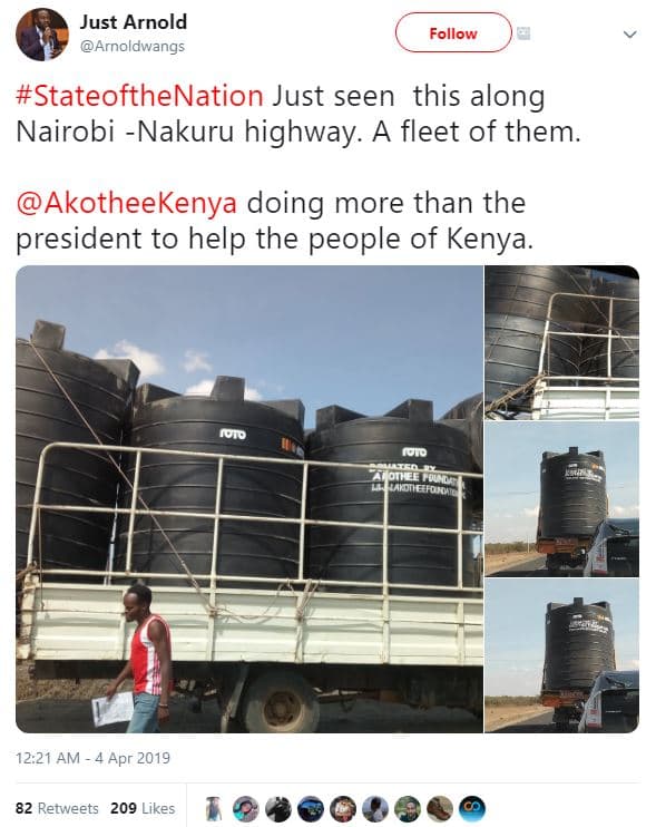 Just arnold arnoldwangs follow stateofthenation just seen this along nairobi nak