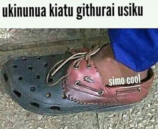 Ukinunua kiatu githurai usiku simo cool