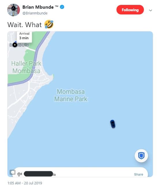 Brian mbunde brianmbunde following wait. what arrival min iburi haller park momb