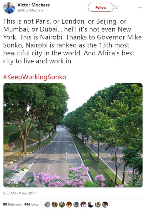 Victor mochere victormochere follow this is not paris, or london or beijing, or