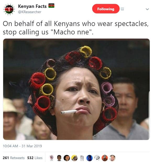 Kenyan facts kresearcher following on behalf of all kenyans who wear spectacles