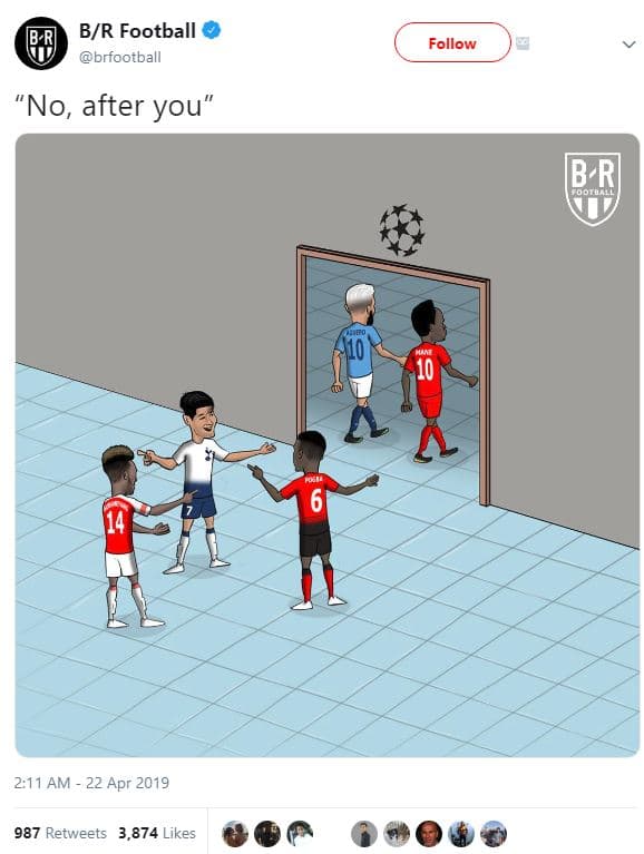 Br football brfootball follow 'no, after you b ri 10 211 am 22 apr 987 retweets