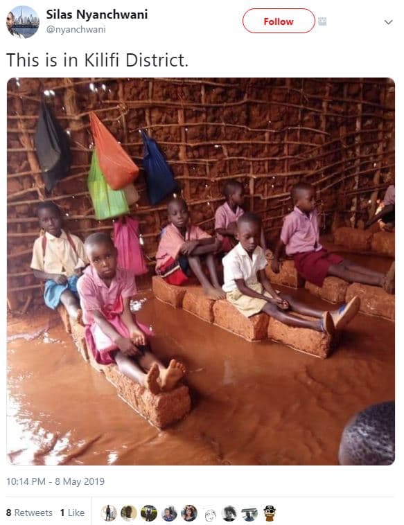 Silas nyanchwani nyanchwani follow this is in kilifi district. 10.14 pm may 8 re