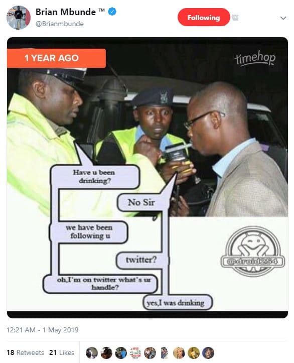 Brian mbunde brianmbunde following year ago yímehop hrcubcen dnnkıng? no sir wch