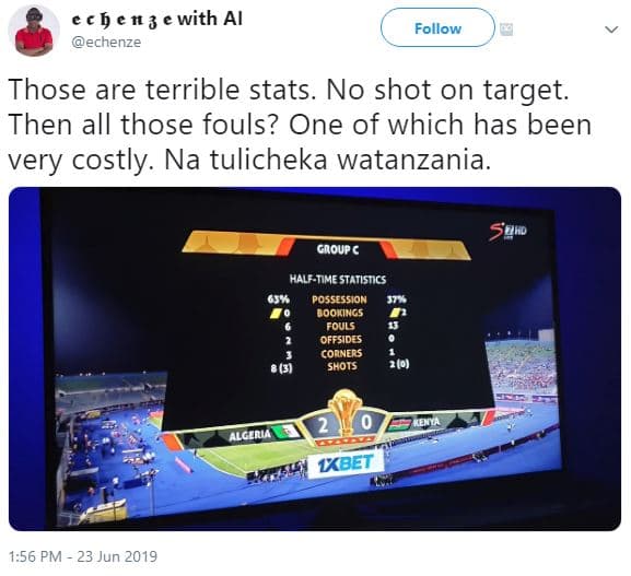 E 3 with ai echenze follow those are terrible stats. no shot on target. then all