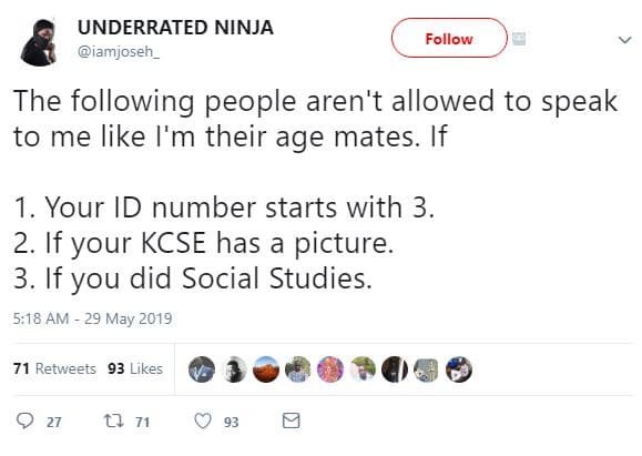 Underrated ninja lamjosen_ follow the following people aren't allowed to speak t