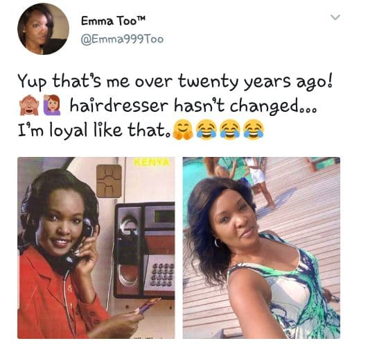 Emma toom emma999too yup that's me over twenty years ag0! hairdresser hasn't cha