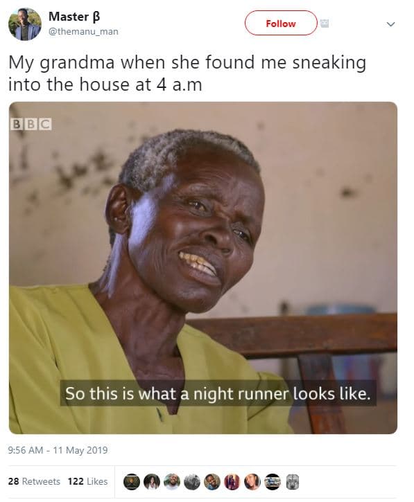 Master b themanu_man follow my grandma when she found me sneaking into the house