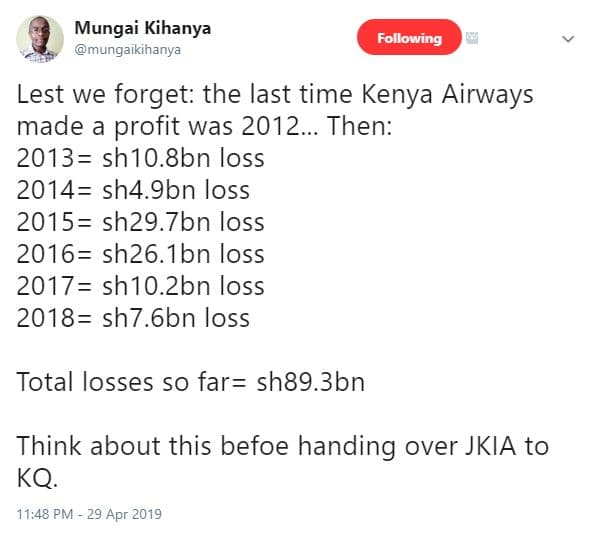 Mungai kihanya mungaikihanya following lest we forget the last time kenya airway