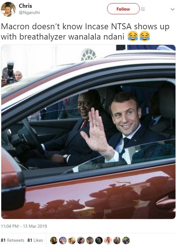 Chris ngaruthi follow macron doesn't know incase ntsa shows up with breathalyzer