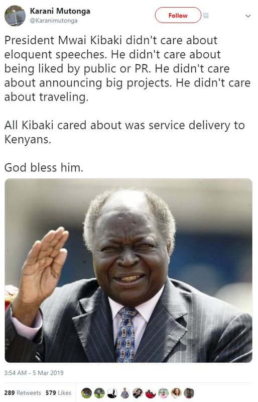 Karani mutonga karanımutonga follow president mwai kibaki didn't care about eloq