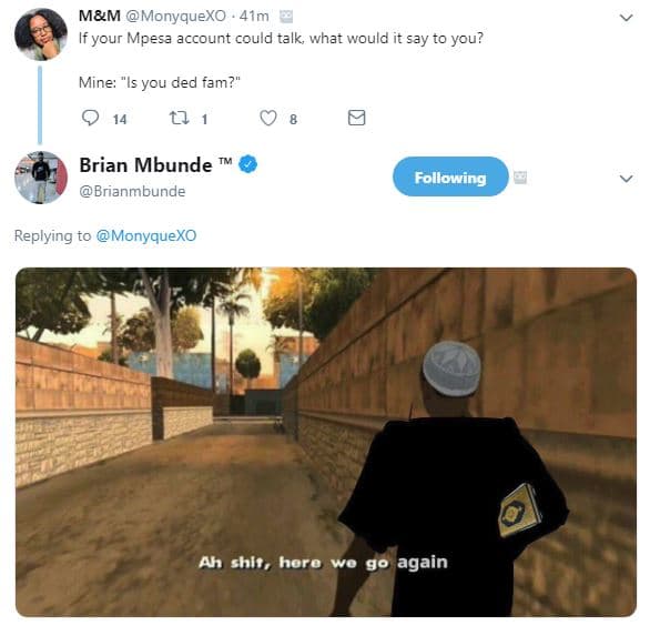 Mm monyquexo 41m if ycur mpesa account cculd talk what would it say to you? mine