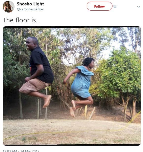 Shosho light carolinespencer follow the floor is