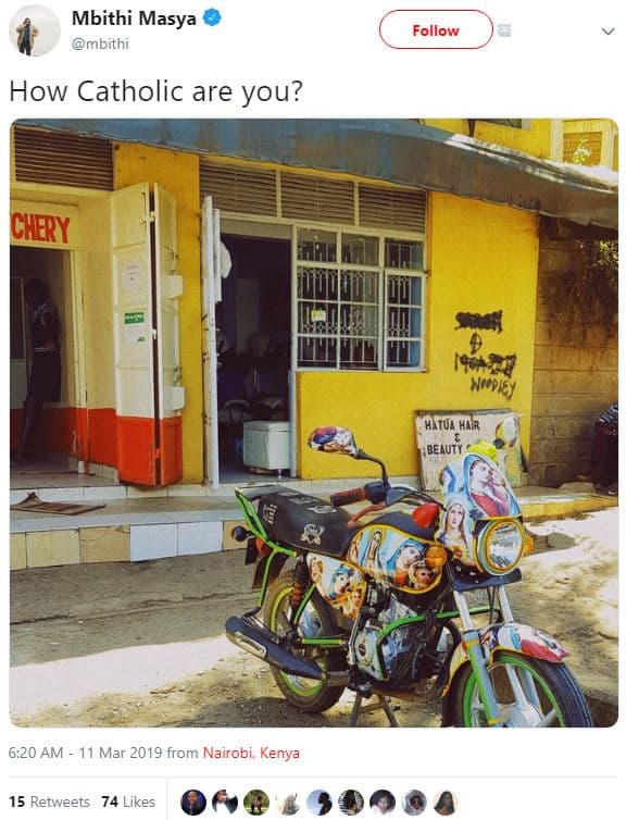 Mbithi masya mbithi follow how catholic are you? chiery iona meopky hatua hair b