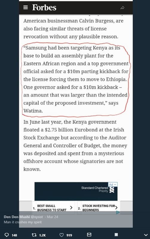 Forbes american businessman calvin burgess, are also facing similar threats of l