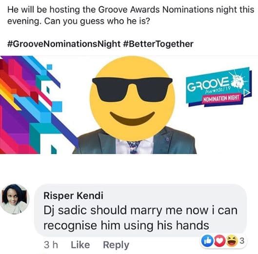 He will be hosting the groove awards nominations night this evening. can you gue