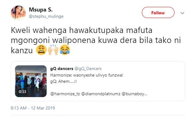 Msupa . stephu_ mulinge follow kweli wahenga hawakutupaka mafuta mgongoni walipo