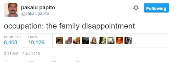 Pakalu papito pakalupapito following occupation the family disappointment retwee