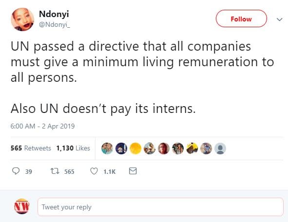 Ndonyi ndonyi _ follow un passed a directive that all companies must give a mini