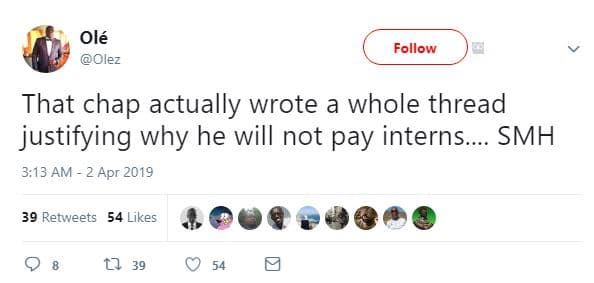 Olé olez follow that chap actually wrote a whole thread justifying why he will n