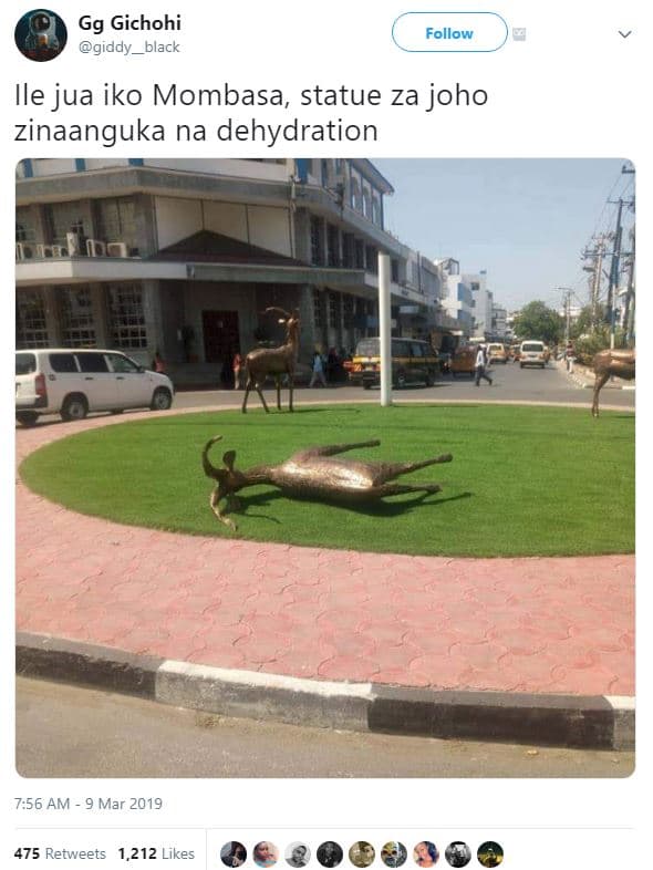 Gg gichohi giddy_ black follow ile jua iko mombasa, statue za joho zinaanguka na