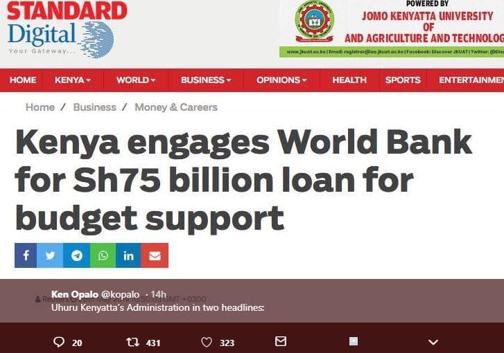 Powered by standard digital you jomo kenyatta university and agriculture and tec