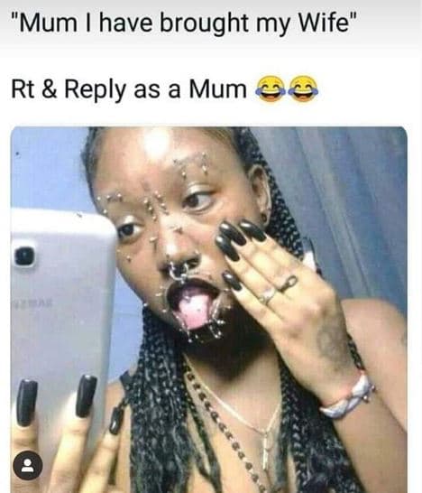 Mum have brought my wife rt reply as a mum